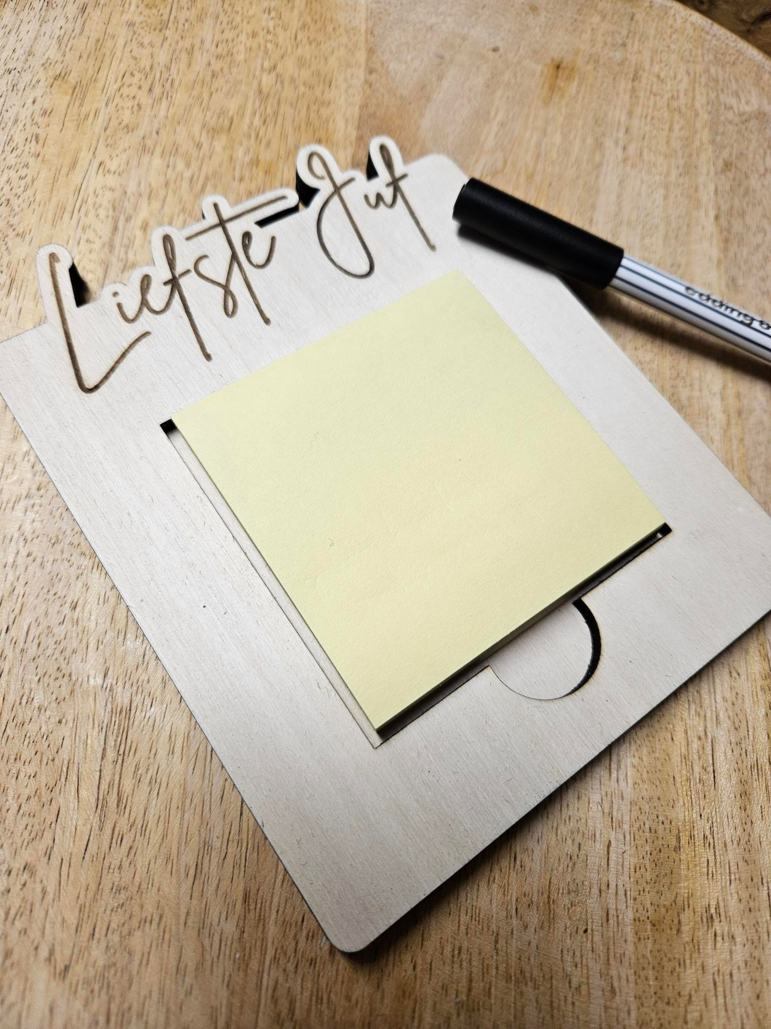 Houder Post-it Liefste Juf