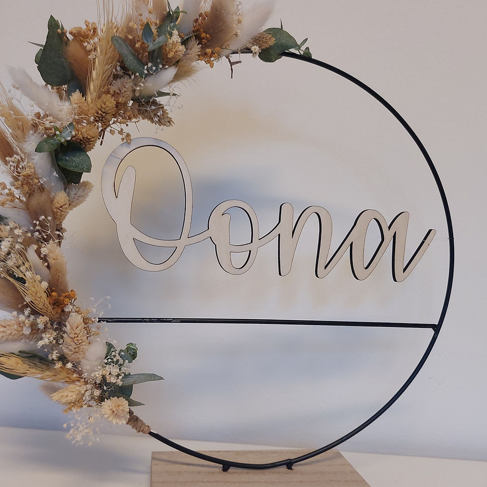 Thumbnail: Flower Hoop Metaal