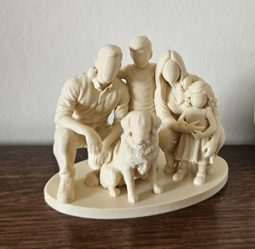 3D Gezinssculptuur