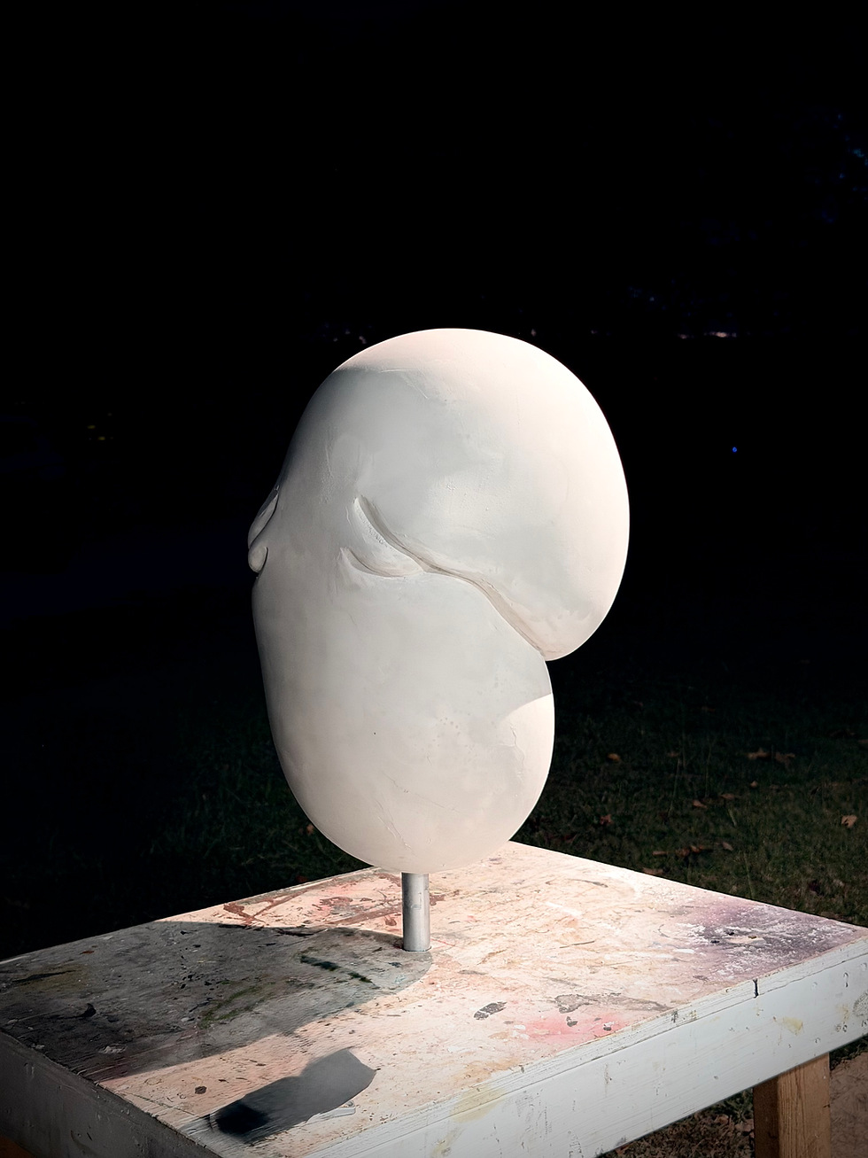 Sculpture in Progress: “Who Am III?” — Emerging from the Ethereal Origins Series