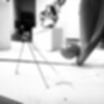 black and white photo of solo art exhibition by artist and sculptor Ralph Paquin