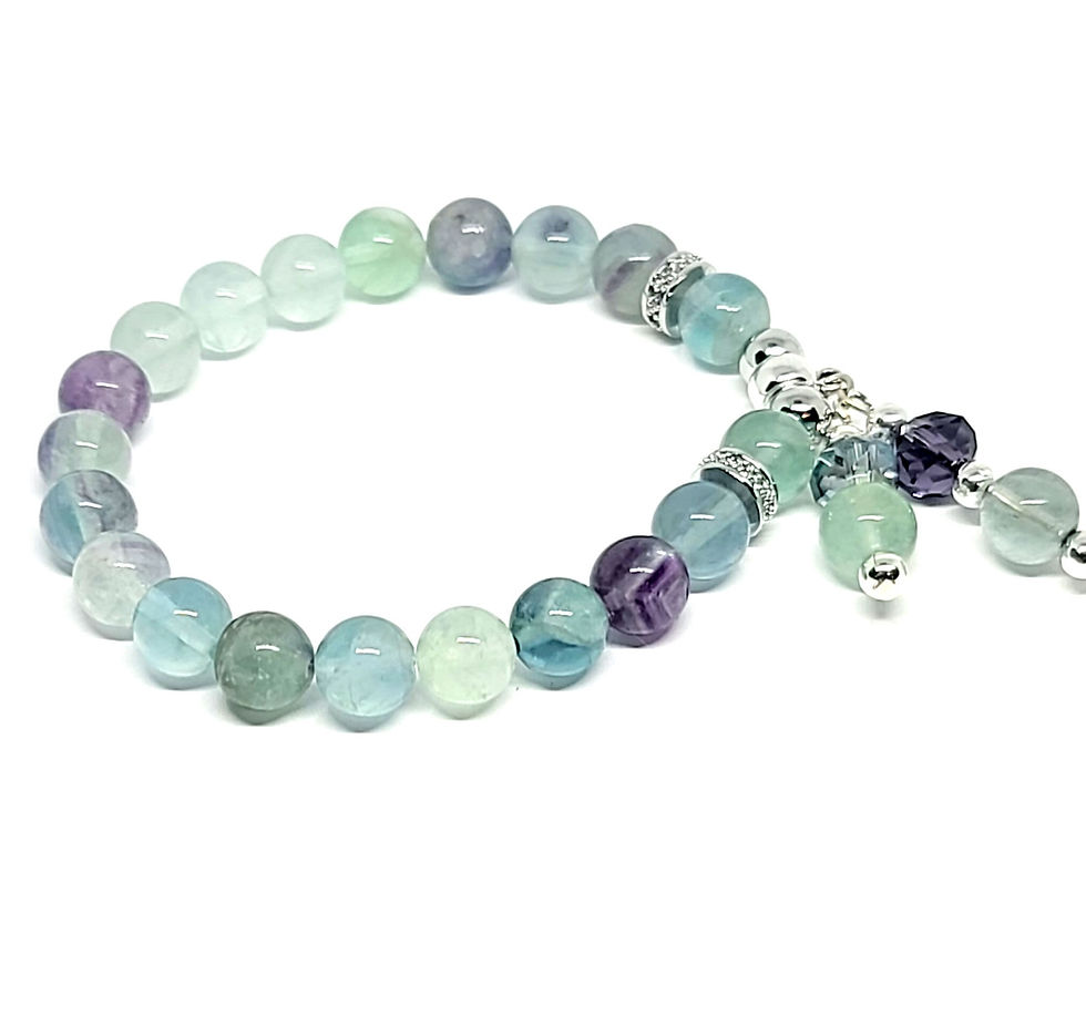 Thumbnail: Fluorite Dangle Bracelet
