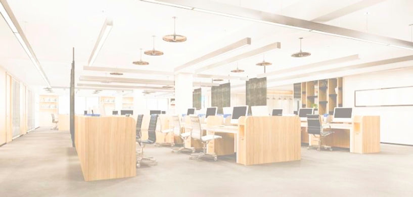 salle de travail sur un immeuble de bure