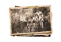 Sepia photo of family in the 1920's