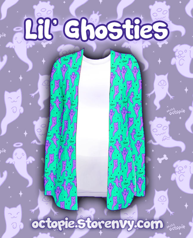 Thumbnail: "Lil' Ghosties" Cardigan
