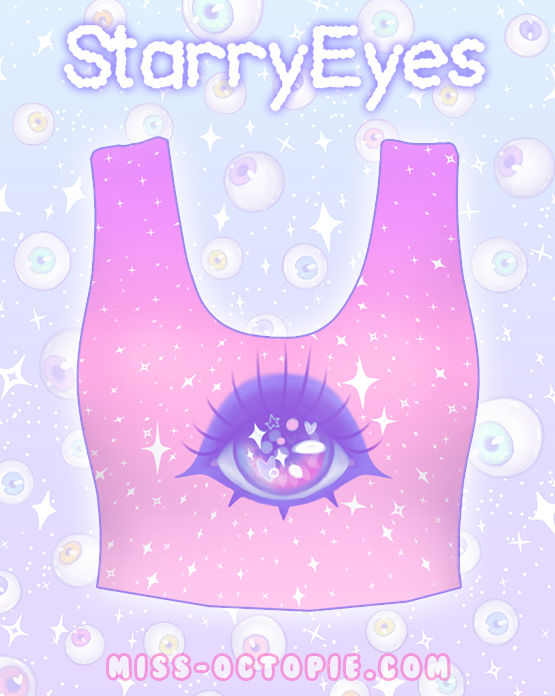 Thumbnail: "Starry Eyes" Crop Tank Top