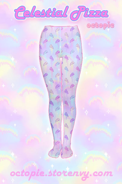 Thumbnail: "Celestial Pizza" Tights or Leggings