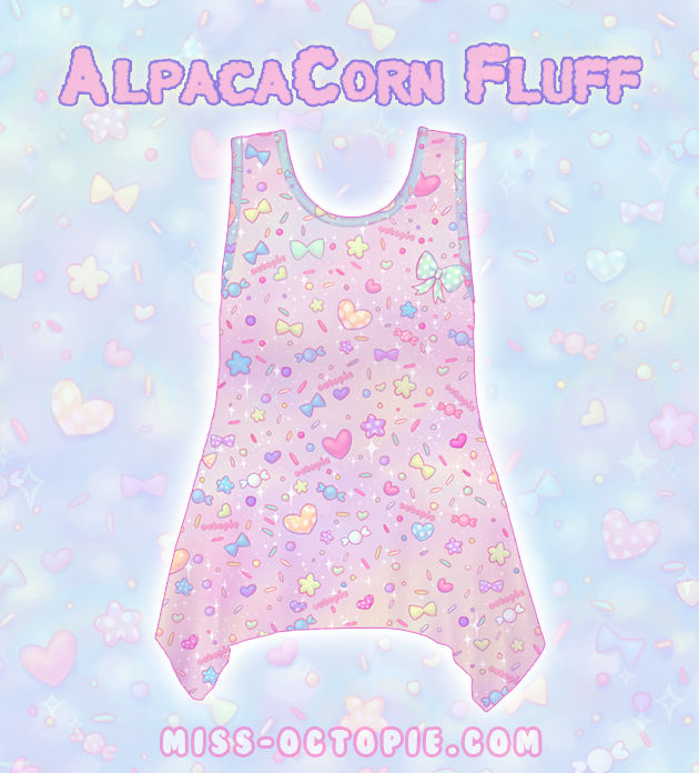 Thumbnail: "AlpacaCorn Fluff" Side Flare Tank Top