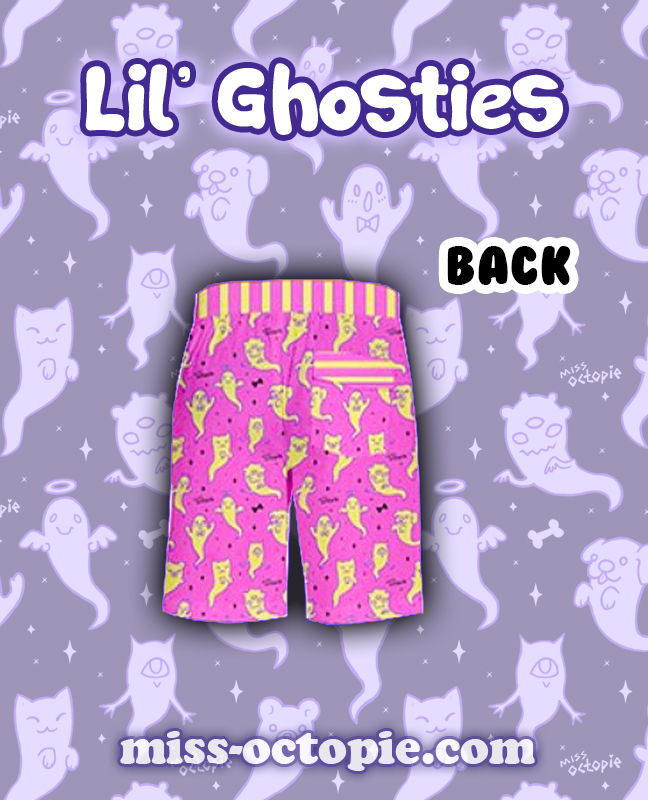 Thumbnail: "Lil' Ghosties" Beach Swim Shorts