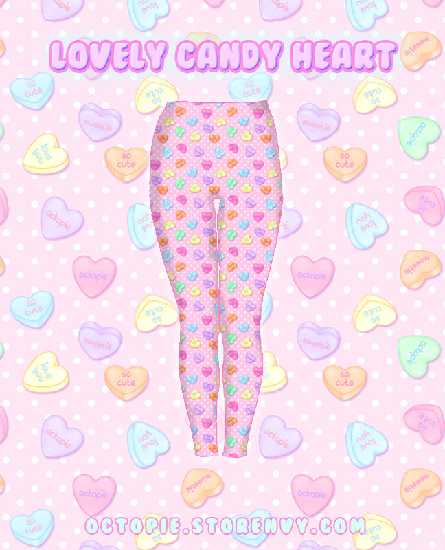 Thumbnail: "Lovely Candy Heart" Tights or Leggings