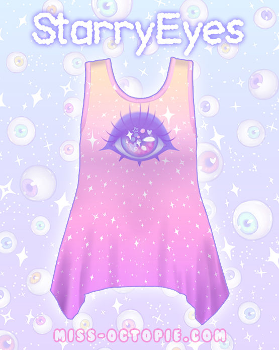Thumbnail: "Starry Eyes" Side Flare Tank Top