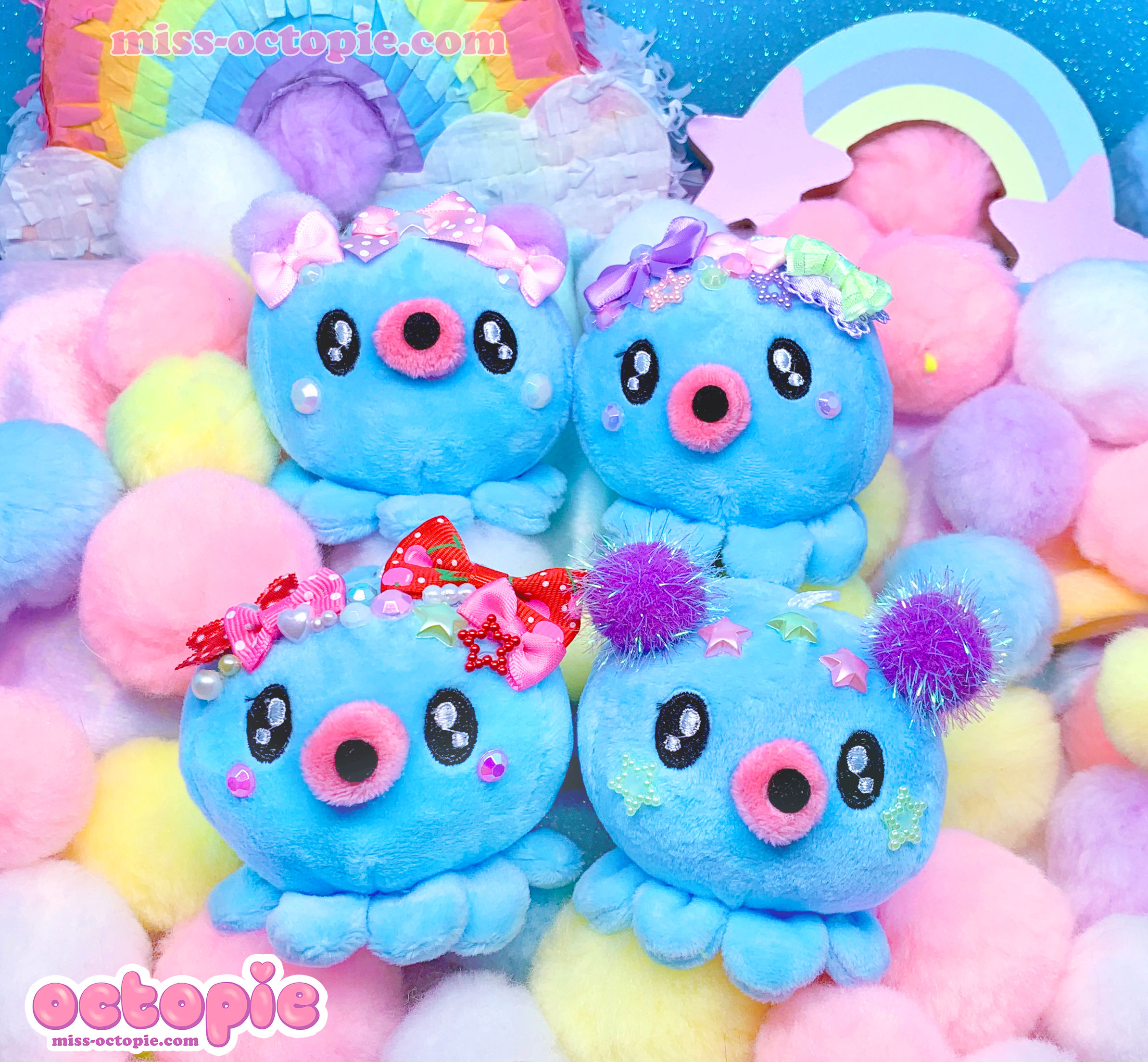 Blue Decora Octopie Hair Accessory