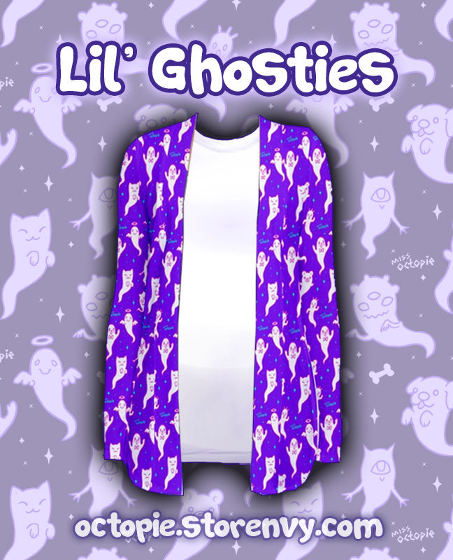 Thumbnail: "Lil' Ghosties" Cardigan