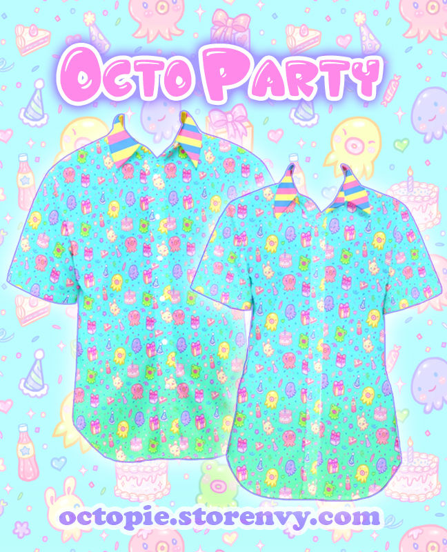 Thumbnail: "OctoParty" Button-Up Shirt