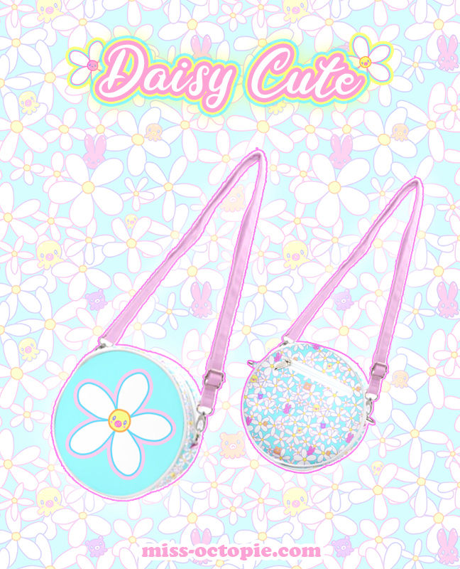 Thumbnail: "Daisy Cute" Round Shoulder Bag