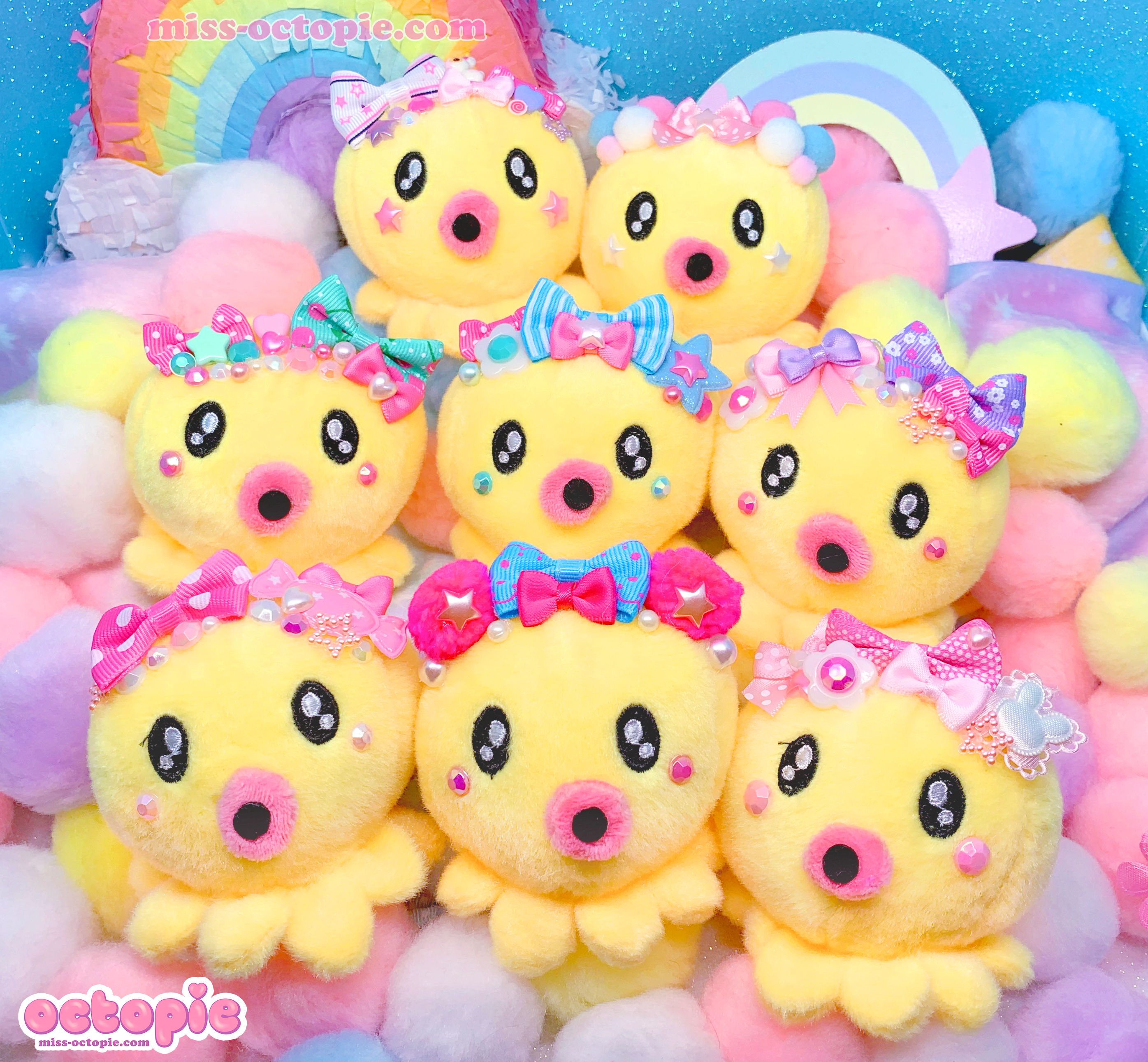 Yellow Decora Octopie Hair Accessory