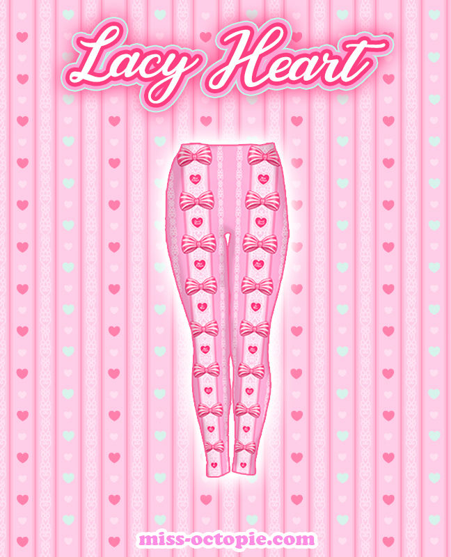 Thumbnail: "Lacy Heart" Velvet Leggings