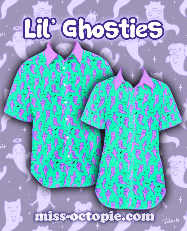Thumbnail: "Lil' Ghosties" Button-Up Shirt
