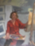 Self Portrait in Red Shirt