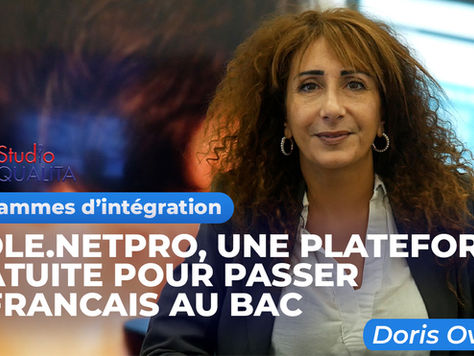 Ecole.netpro, une plateforme gratuite pour passer le francais au Bac - Programme d’intégration#37
