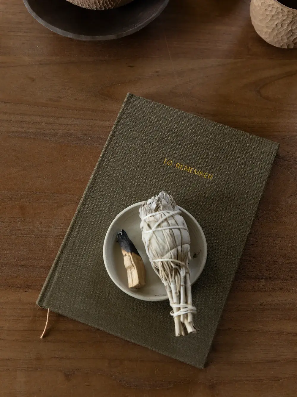 Monk & Anna - Quaderno in lino Remember