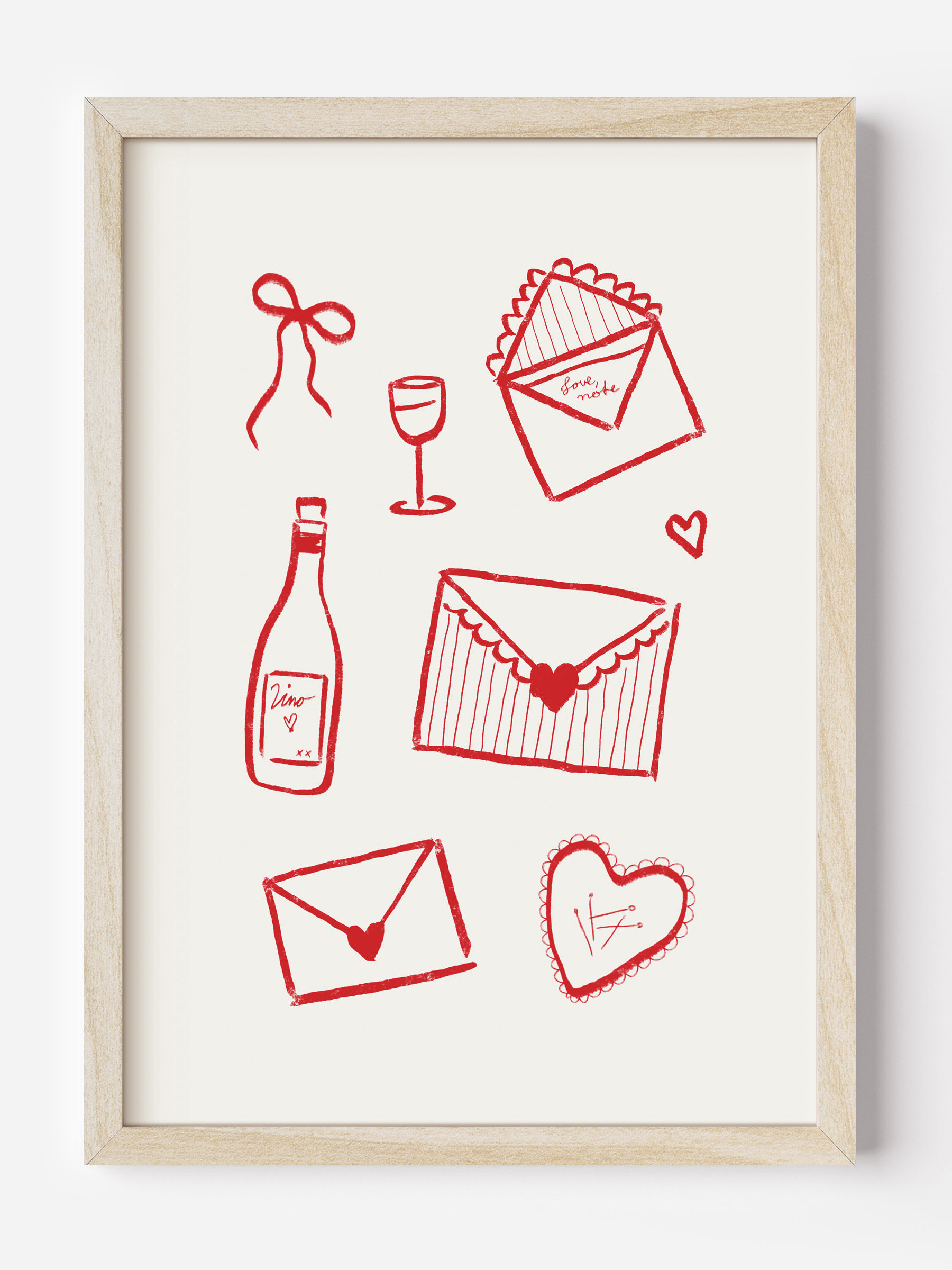 Melt Atelier - Stampa risografica A4 Love Letters