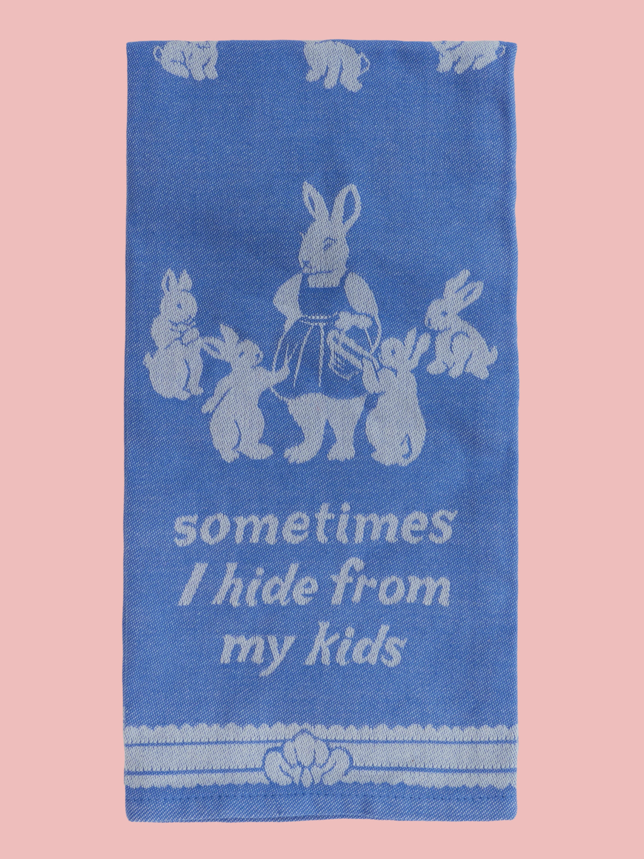 Blue Q - Strofinaccio in cotone "Hide from my kids"