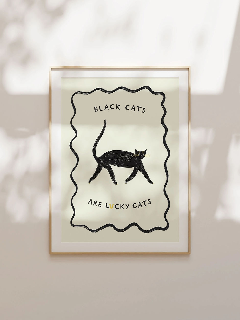 Miniatura: Little Black Cat - Stampa A4 "Gatto Nero"