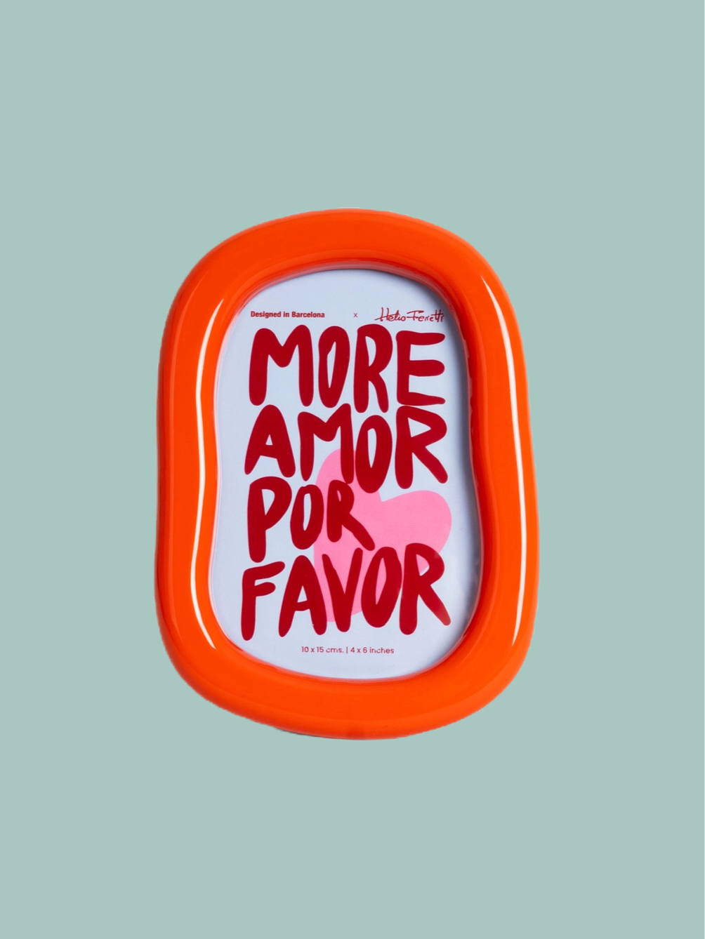 Helio Ferretti - Cornice/Portafoto in resina colorata Melt