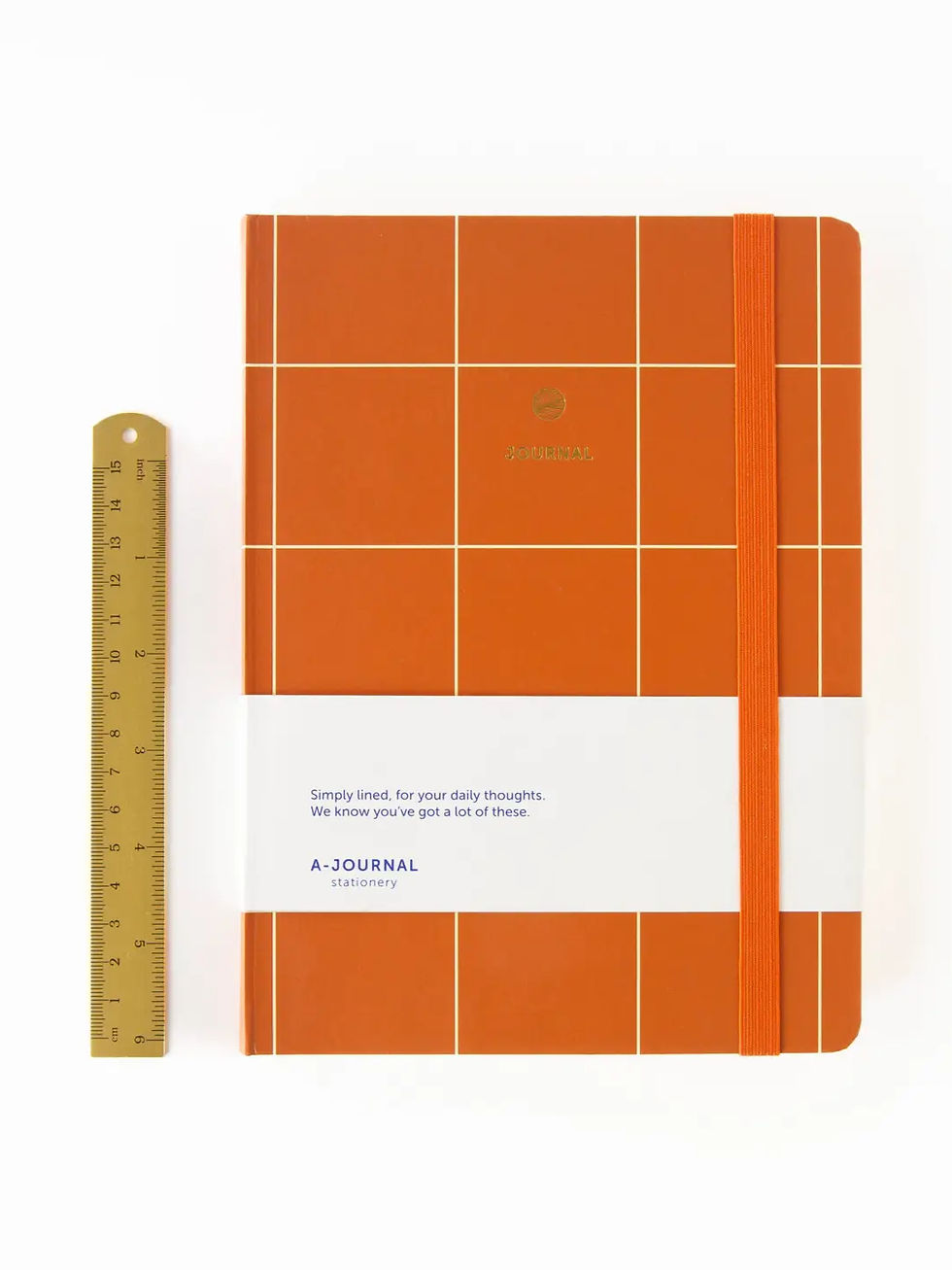 Miniatura: A-Journal - Taccuino con copertina rigida a righe