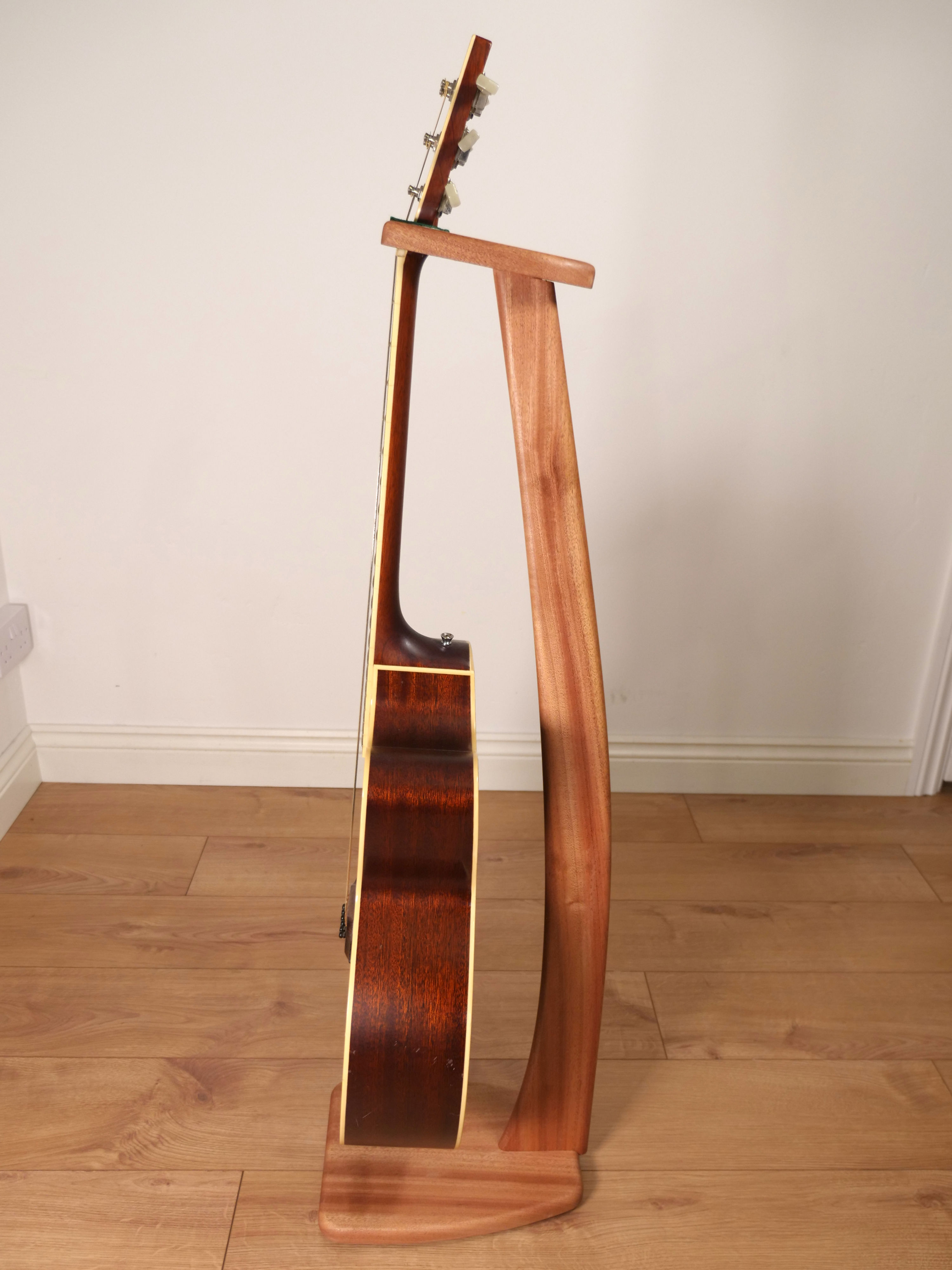 Tall Guitar Stand - Sapele