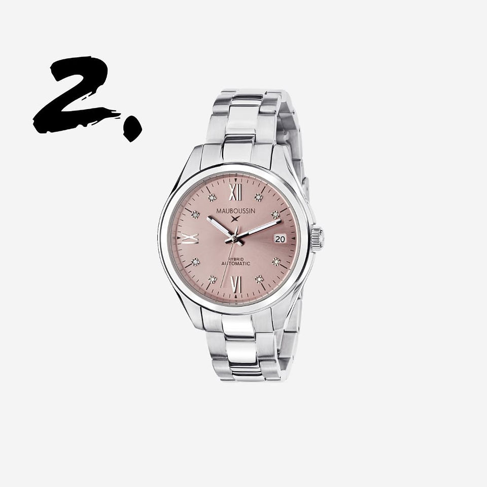Montre acier femme tendance Mauboussin