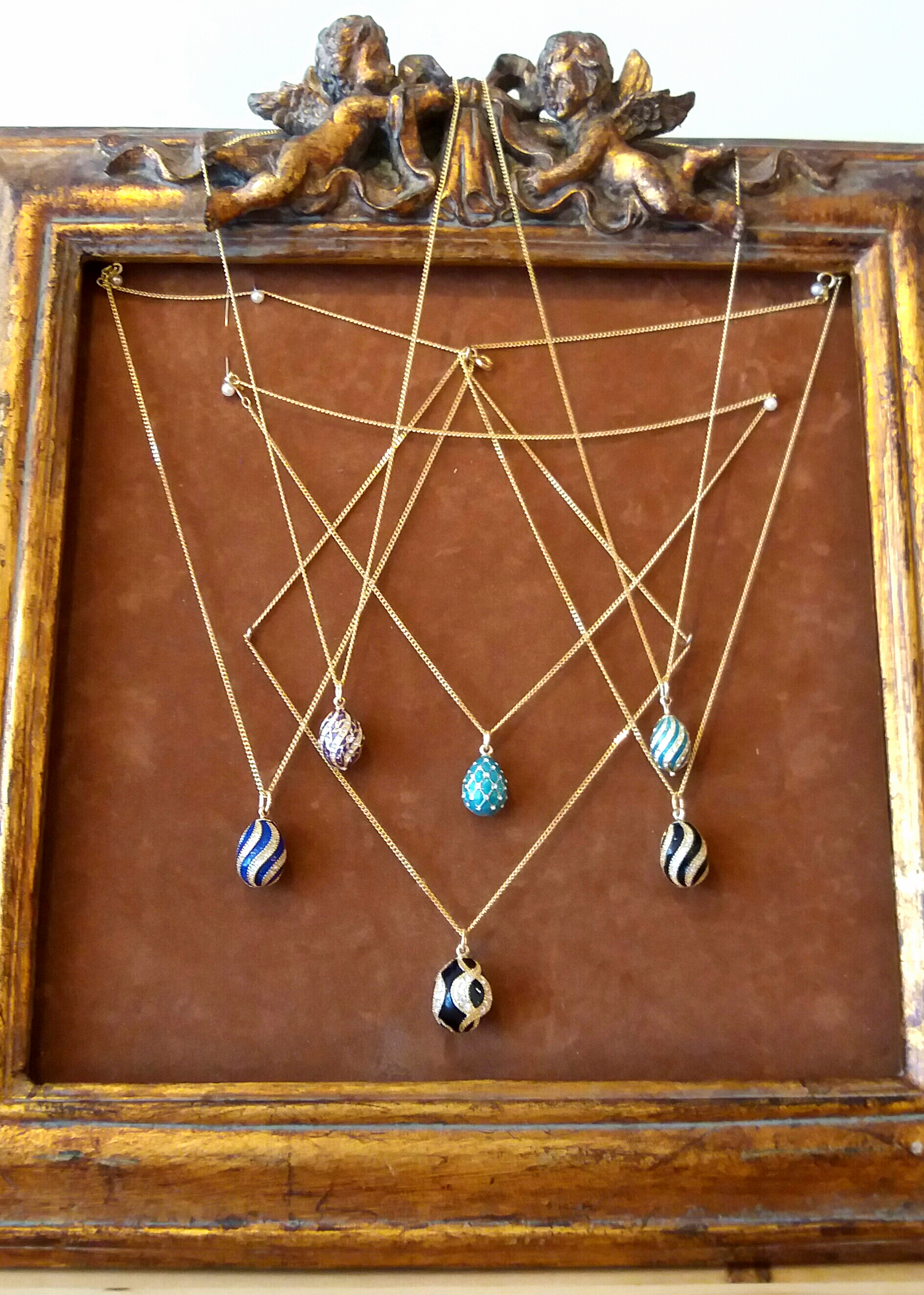 Faberge Style Pendants