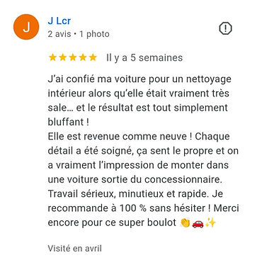 avis client