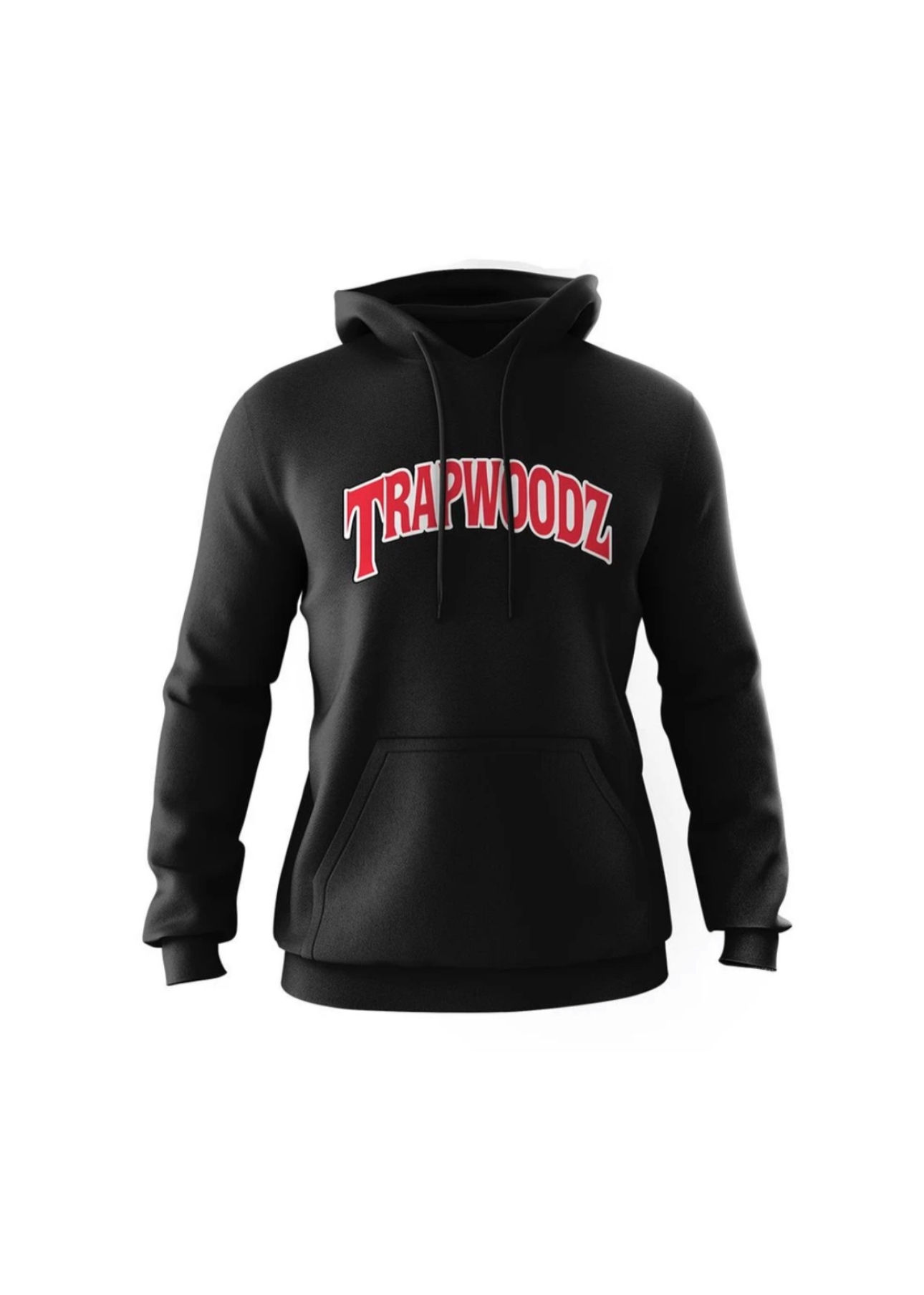 Trapwoodz Fitness Sweater Black, Red White