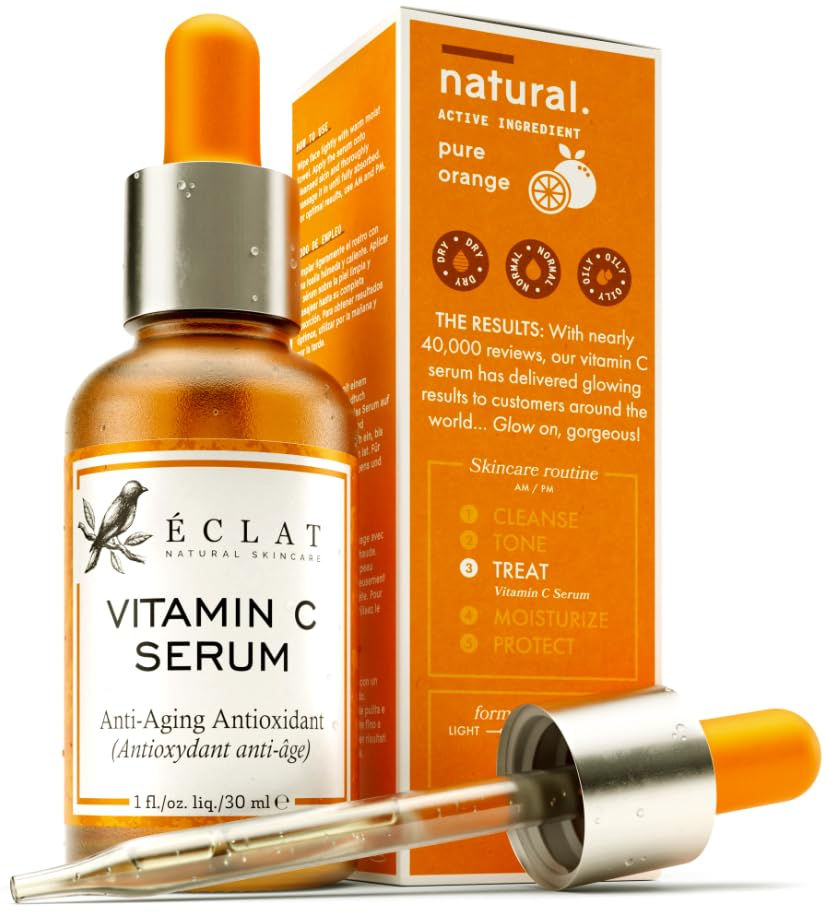 Vitamin C Face Serum - Dark Spot Remover Facial Serum Vit C Serum with Hyaluroni