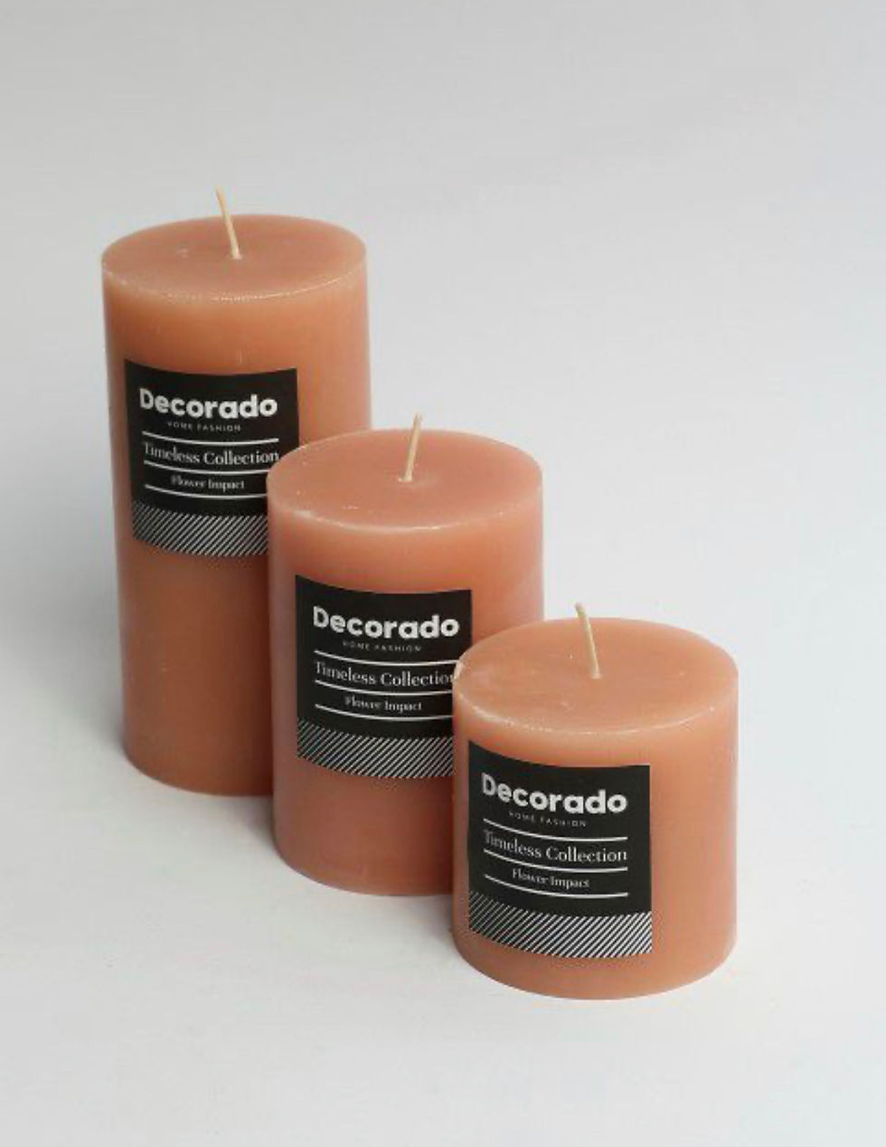 תמונה ממוזערת: נר ריחני FLOWER IMPACT ורוד פודרה קוטר 7