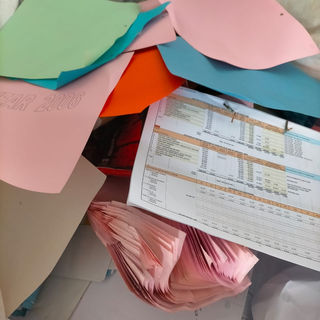 Mixed scrap paper