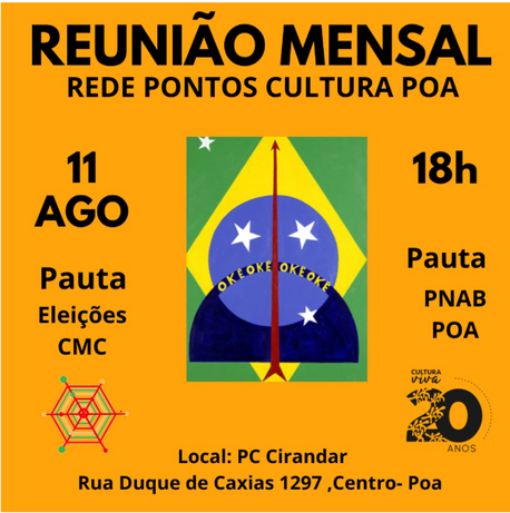 REUNIÃO MENSAL REDE PONTOS DE POA - RS