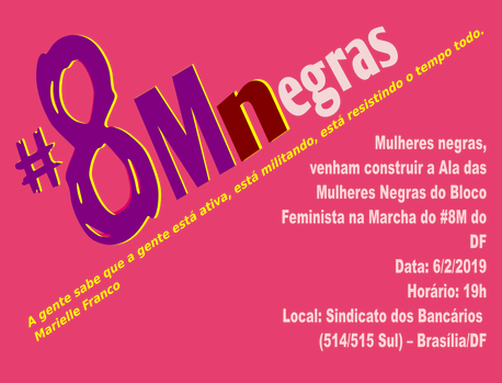 #8Mnegras - Chamamento Oficinas