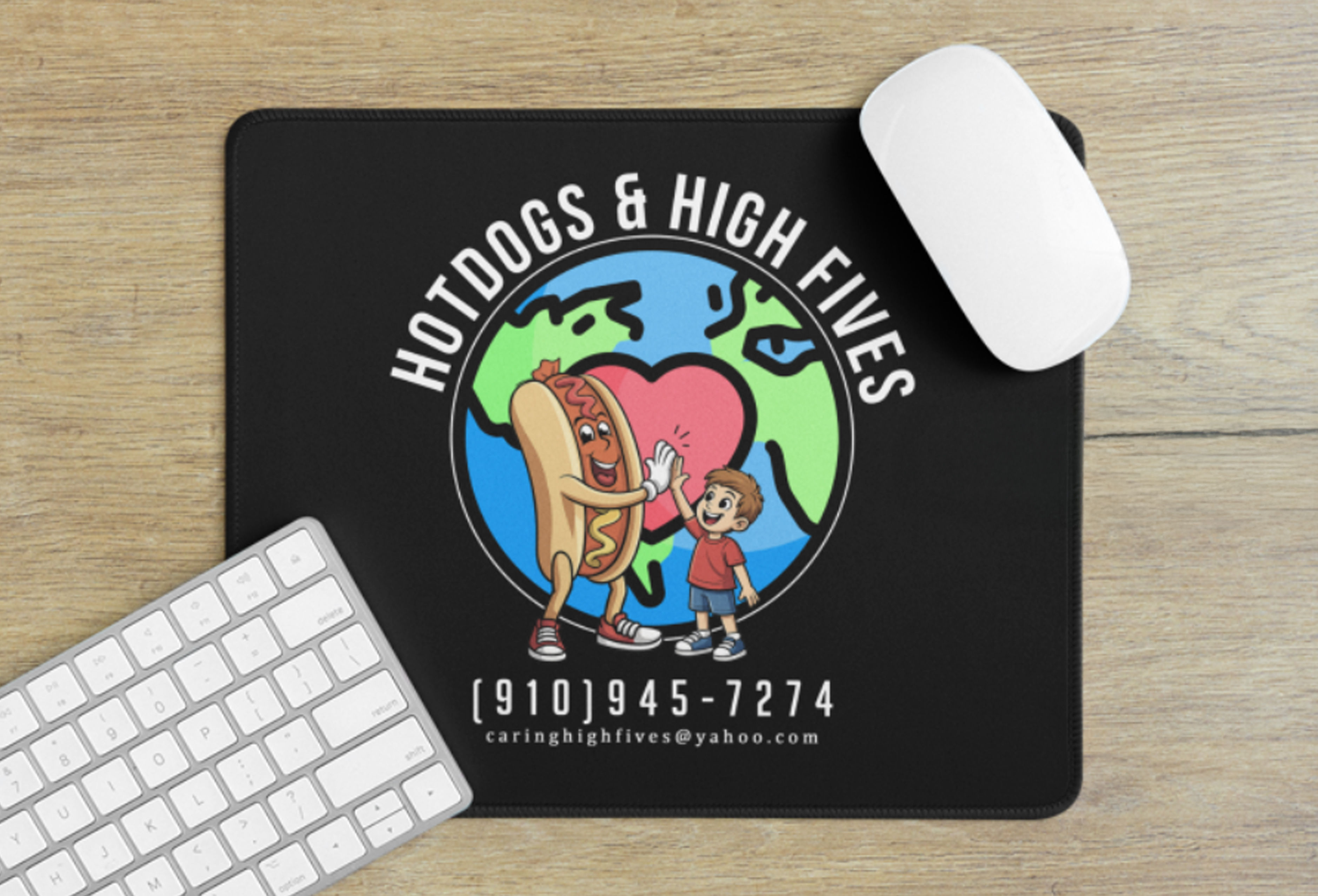 Hotdogs & High Fives Mouse Pad