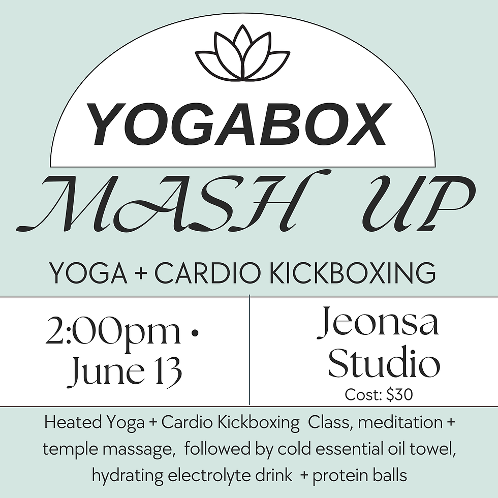 Mash Up : YOGABOX