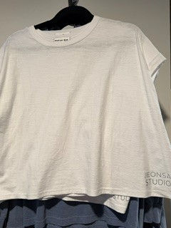 White Crop Tee