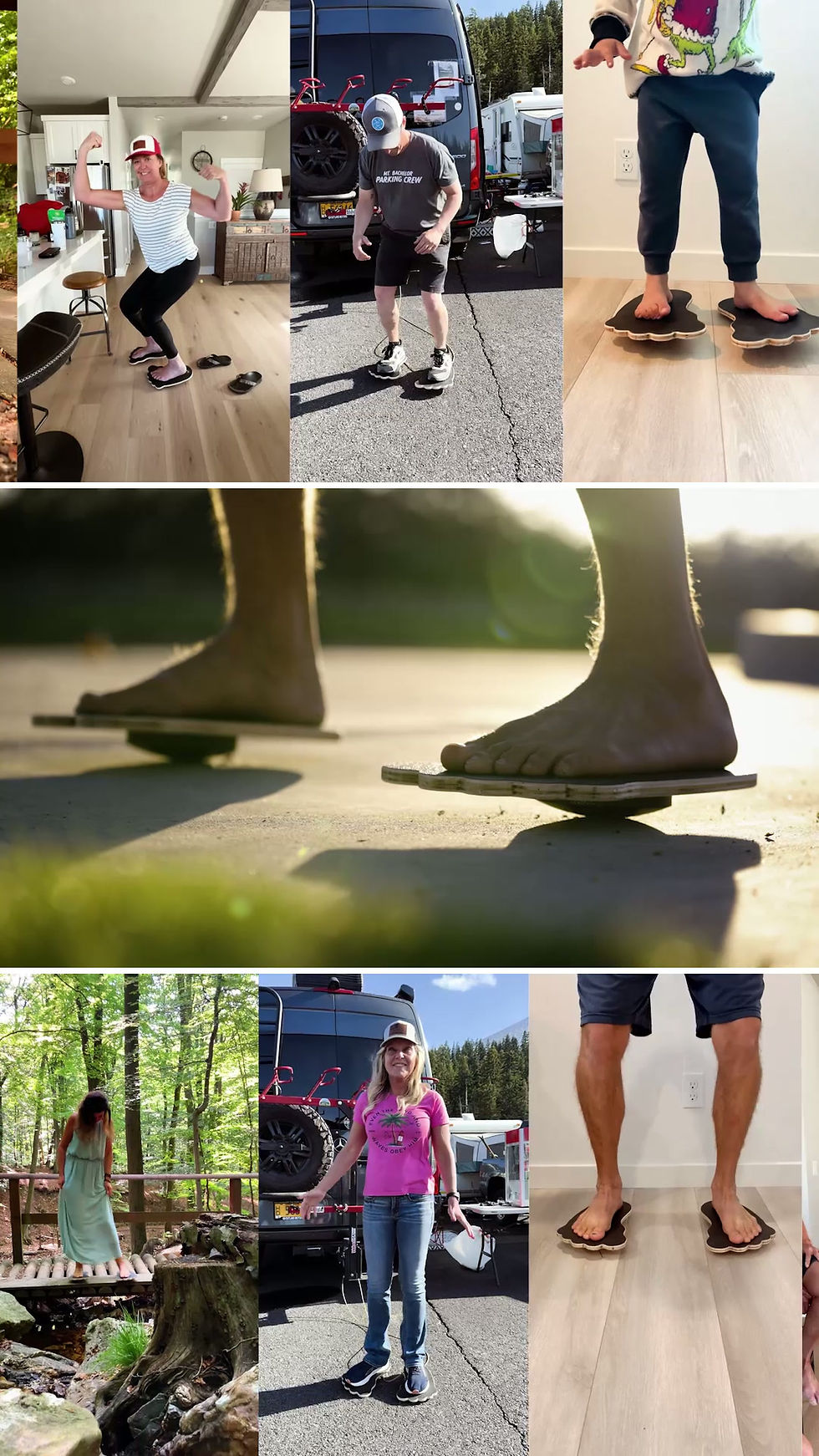 Thumbnail: Set of Bigfoot Balance Boards