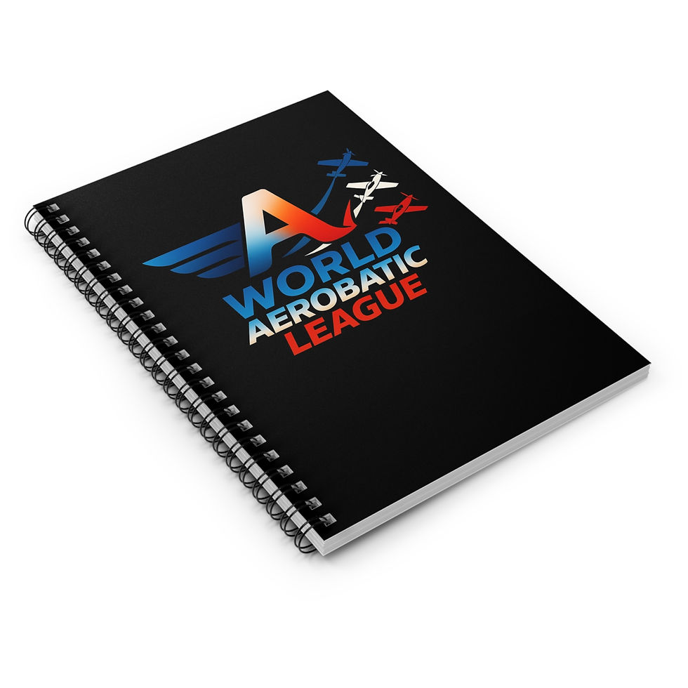 Thumbnail: Aerobatic League Spiral Notebook - Perfect for Pilots & Aviation Enthusiasts