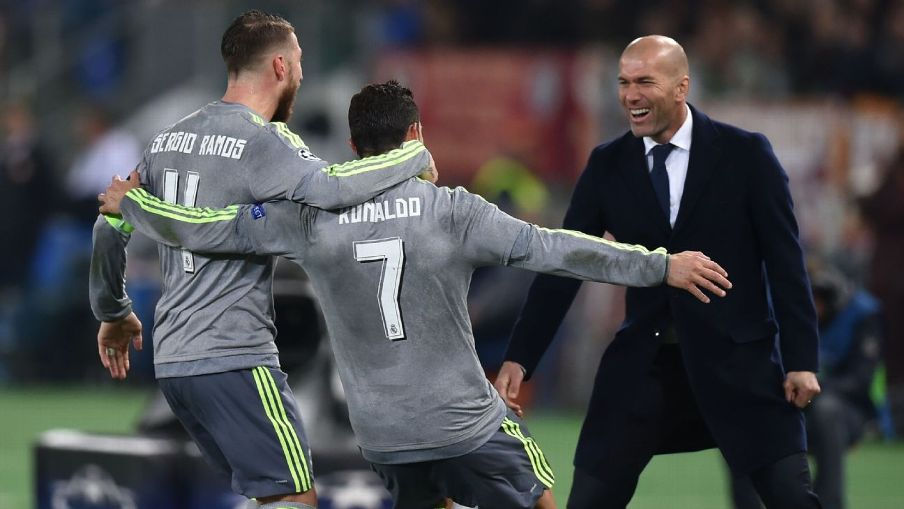 Ronaldo-Zidane vs Roma Feb2016