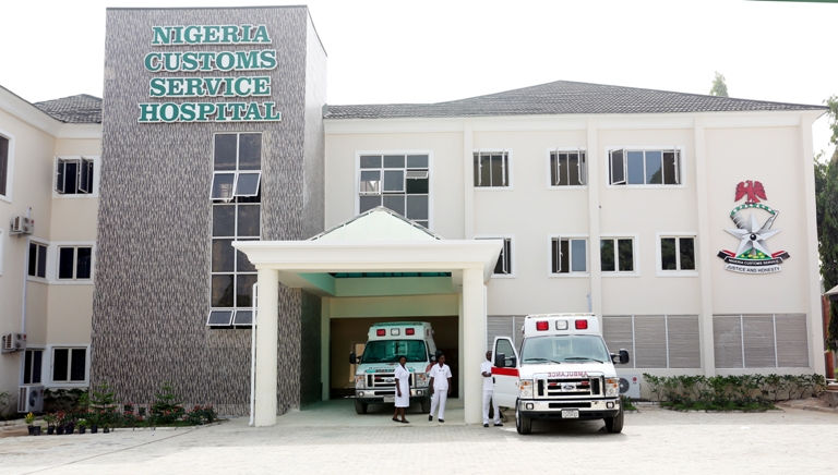 PIC. 2. THE NIGERIA CUSTOMS SERVICE'S NEWLY REMODELLED AND RE-EQUIED SECONDARY CARE LEVEL HOSPITAL AT KARU IN ABUJA ON MONDAY (18/5/15). 2635/18/5/2015/SUT/BJO/NAN