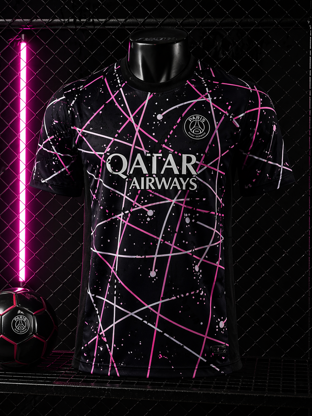 Maillot PSG 2026-Neon Shadow (Adultes & Enfants)
