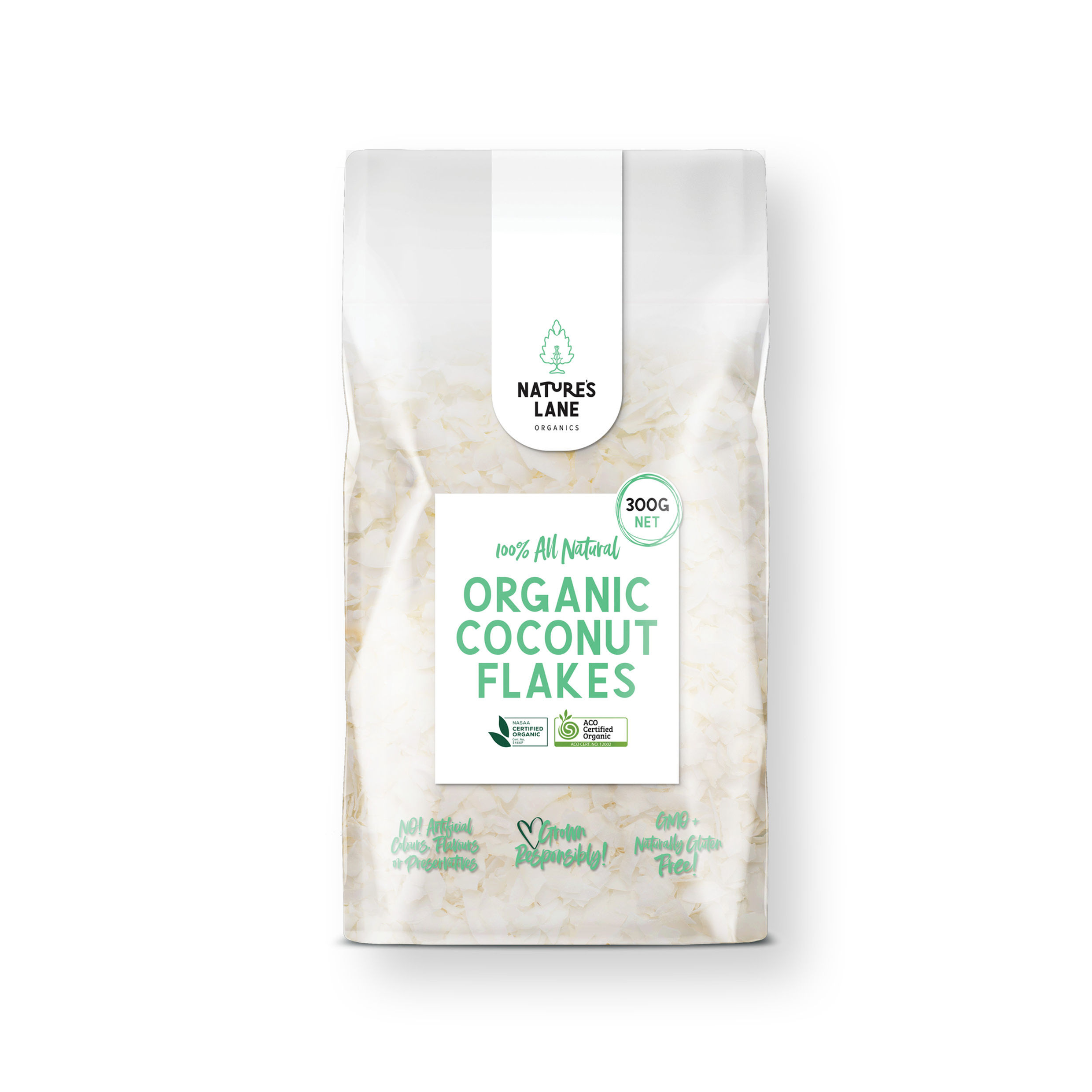 ORGANIC COCONUT FLAKES 300g