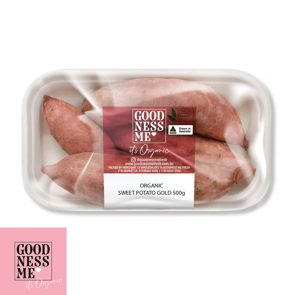 GOODNESS ME ORGANIC SWEET POTATO GOLD – 500G PREPACK